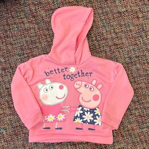 Girls 4T Peppa Pig Hoodie